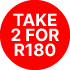 Selected golfers take 2 for R180