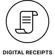 an icon for digital receipts