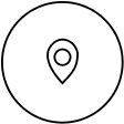a logo of the location pin icon